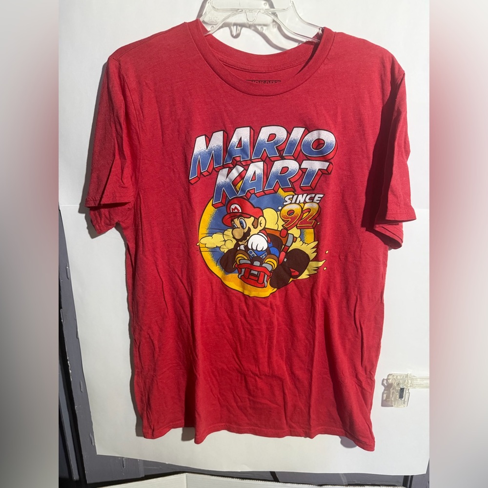 Nintendo Red Mario Kart Short Sleeve Tee